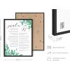 imageHAUS AND HUES Psalm 91 Wall Art  Bible Verses Wall Art Religious Wall Quotes Bible Verse Artwork with Scripture Art Religious Gifts for Women Christian Prints and Posters Black Frame 16x20Psalm 91