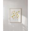 imageHAUS AND HUES Tropical Leaf Painting  Green Leaf Print Modern Botanical Wall Art ampamp Plant Decor  Beige Framed 12x16Yellow Cosmos