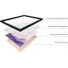 imagePink and Purple Foggy Mountains Set of 3  Framed Beige  24x36Pink  Purple