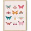 imageHAUS AND HUES Butterfly Picture Wall Decor  Aesthetic Poster for Room Yellow Wall Art Butterfly Print for Bedroom 16x20 UnframedButterfly Collage