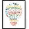 imageHAUS AND HUES Lightbulb Art Print  16quotx20quot  Framed Black