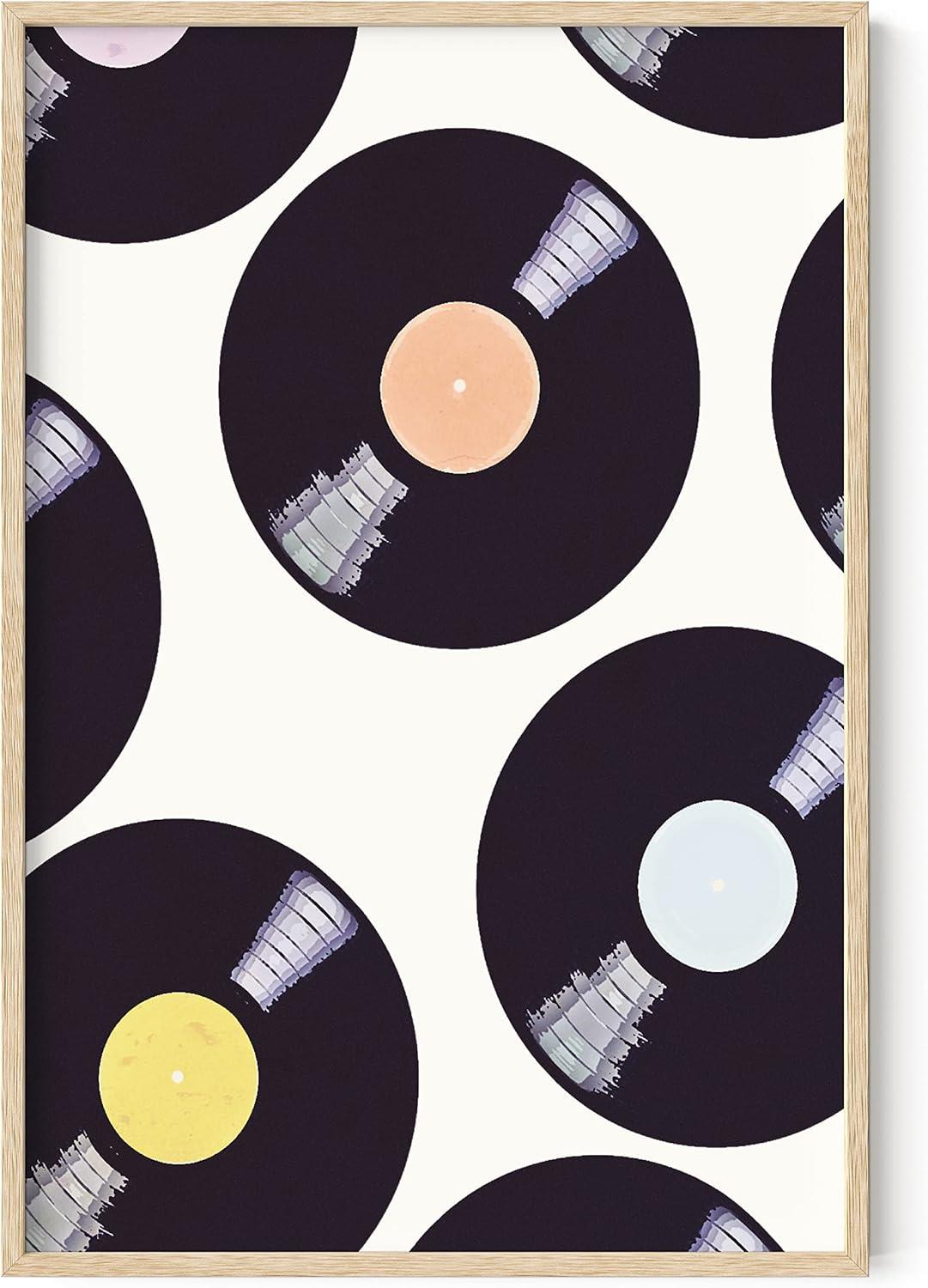 imageHAUS AND HUES Chakra Poster  Spiritual Wall Art Chakra Art Zen Decor Meditation Wall Art 7 Chakras Chart Poster Unframed 24x36Vintage Discs