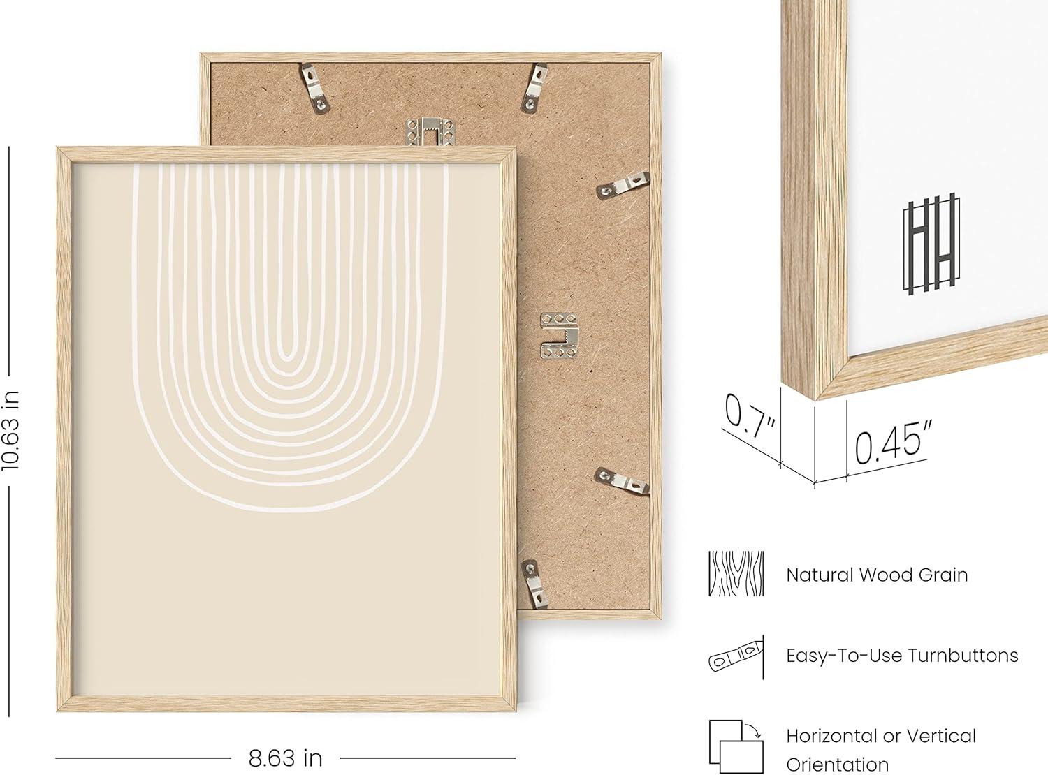 imageHAUS AND HUES Vintage Nature Posters  Set of 3 Butterfly Art Botanical Prints for Room Aesthetic Wall Decor UNFRAMED 8quotx10quotNeutral Arch