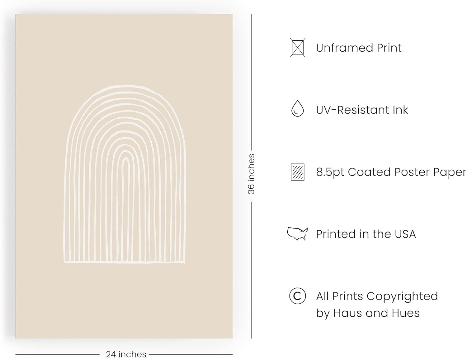 imageHAUS AND HUES Vintage Nature Posters  Set of 3 Butterfly Art Botanical Prints for Room Aesthetic Wall Decor UNFRAMED 8quotx10quotNeutral Arch