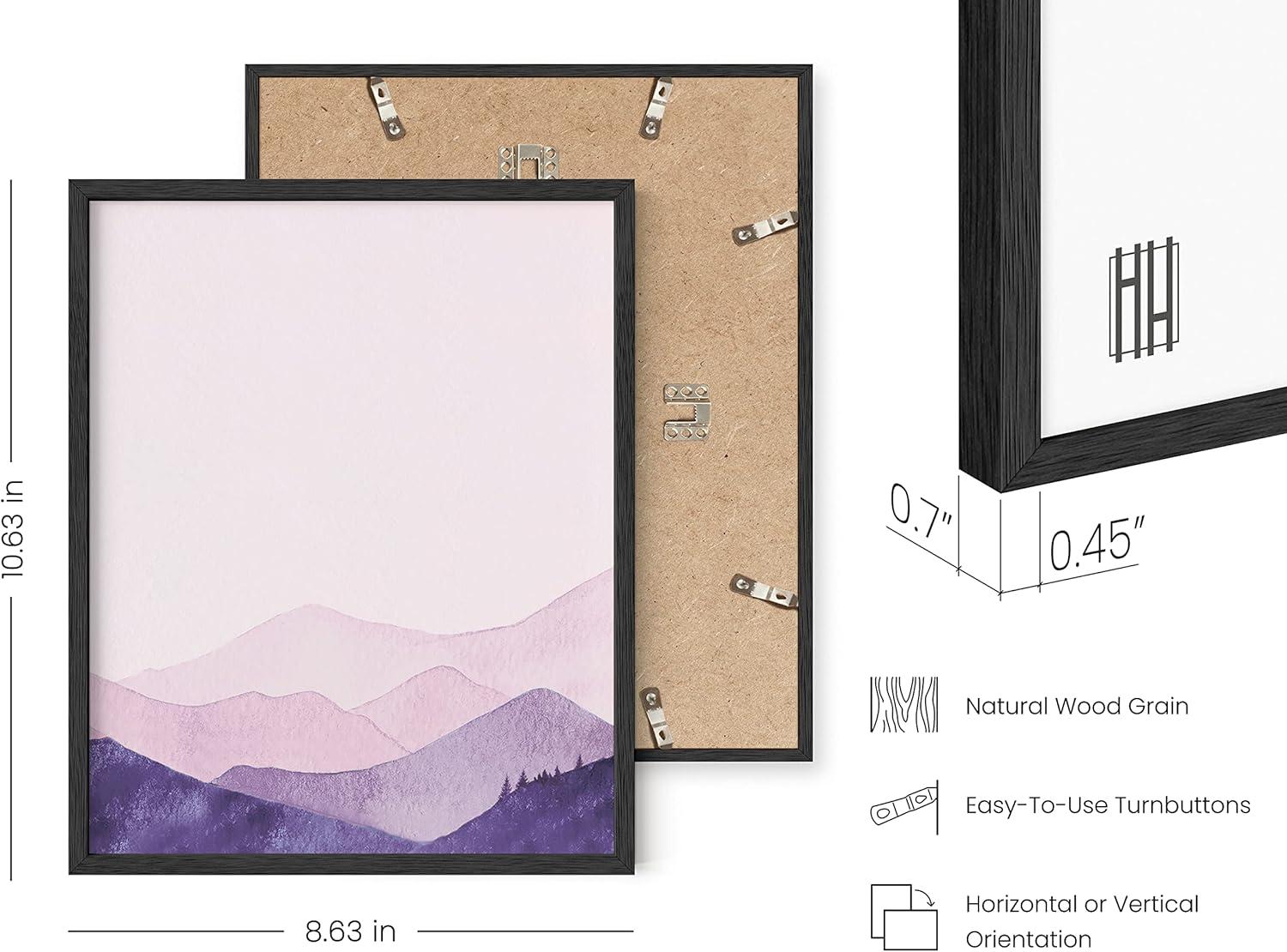 imageHAUS AND HUES Vintage Nature Posters  Set of 3 Butterfly Art Botanical Prints for Room Aesthetic Wall Decor UNFRAMED 8quotx10quotPink  Purple