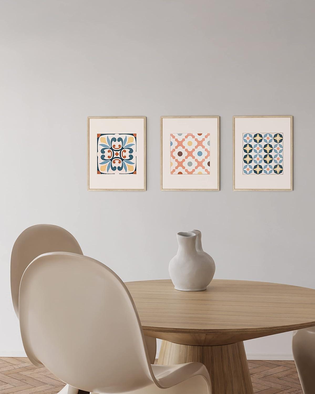 imageHAUS AND HUES Vintage Nature Posters  Set of 3 Butterfly Art Botanical Prints for Room Aesthetic Wall Decor UNFRAMED 8quotx10quotTiles