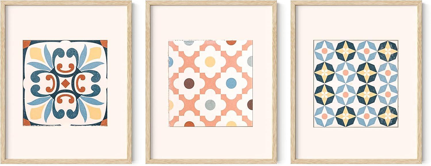 imageHAUS AND HUES Vintage Nature Posters  Set of 3 Butterfly Art Botanical Prints for Room Aesthetic Wall Decor UNFRAMED 8quotx10quotTiles