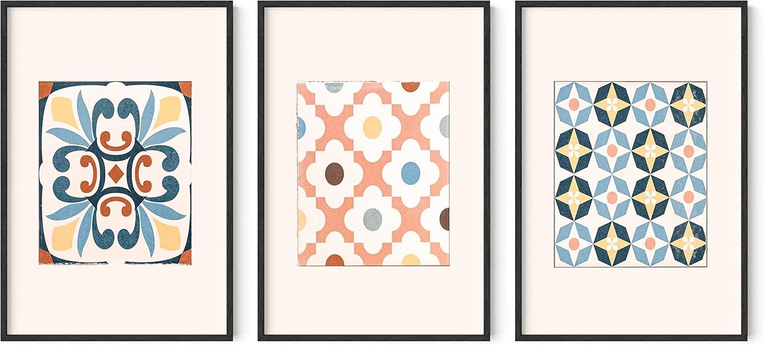 imageHAUS AND HUES Vintage Nature Posters  Set of 3 Butterfly Art Botanical Prints for Room Aesthetic Wall Decor UNFRAMED 8quotx10quotTiles