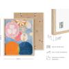 imageHAUS AND HUES Abstract Wall Art with Frame  Set of 6 Famous Artist Paintings Abstract Colorful Wall Art Geometric Wall Decor Hilma af Klint Gallery Wall Set Painting Set Beige Frame 8x10Hilma Af Klint