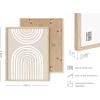 imageHAUS AND HUES Abstract Wall Art with Frame  Set of 6 Famous Artist Paintings Abstract Colorful Wall Art Geometric Wall Decor Hilma af Klint Gallery Wall Set Painting Set Beige Frame 8x10Beige Boho Matisse