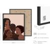 imageHAUS AND HUES Black Girl Wall Art ampamp Hair Posters for Women  Black Women Art ampamp Black Wall Art African American Posters for Wall  Black Women Pictures ampamp African Art Pictures Unframed 12x22Faces