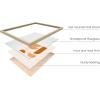 imageHAUS AND HUES Boho Framed Wall Art  Set of 3 Mid Century Modern Art Terracotta Wall Decor Framed Geometric Wall Art Orange Polygon Poster Earth Tone Pictures 24x36 Framed BlackMulticolored Circles
