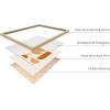 imageHAUS AND HUES Boho Framed Wall Art  Set of 3 Mid Century Modern Art Terracotta Wall Decor Framed Geometric Wall Art Orange Polygon Poster Earth Tone Pictures 24x36 Framed BlackMulticolored Circles
