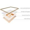 imageHAUS AND HUES Boho Framed Wall Art  Set of 3 Mid Century Modern Art Terracotta Wall Decor Orange Wall Art Abstract Polygon Earth Tone Pictures Boho Artwork Framed Beige 8x10Multicolored Circles