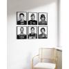 imageHAUS AND HUES Celebrity Mugshots Poster Rock Posters Vintage Kurt Cobain Poster Mick Jagger Mugshot Elvis Poster Jimi Hendrix Poster David Bowie Poster Frank Sinatra Mugshot Poster UNFRAMED 8quotx10quot