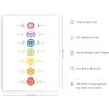 imageHAUS AND HUES Chakra Poster  Chakra Art Spiritual Wall Decor Zen Meditation Wall Art 7 Chakras Chart Poster Unframed 16x20Chakra