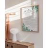 imageHAUS AND HUES Christian Quotes Wall Art Print  Give It to God and Go to Sleep Sign Scripture Artwork Bible Verse Poster Religious Quote Wall Decor Beige Frame 16x20Psalm 91