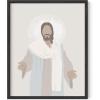 imageHAUS AND HUES Christian Quotes Wall Art Print  Give It to God and Go to Sleep Sign Scripture Artwork Bible Verse Poster Religious Quote Wall Decor Beige Frame 16x20Jesus