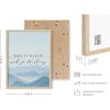 imageHAUS AND HUES Christian Quotes Wall Art Print  Give It to God and Go to Sleep Sign Scripture Artwork Bible Verse Poster Religious Quote Wall Decor Beige Frame 16x20Give It to God
