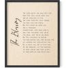 imageHAUS AND HUES Christian Quotes Wall Art Print  Give It to God and Go to Sleep Sign Scripture Artwork Bible Verse Poster Religious Quote Wall Decor Beige Frame 16x20The Blessing