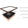imageHAUS AND HUES Cool Framed Posters  Set of 4 Cool Wall Art Aesthetic College Dorm Print Edgy Bedroom Picture Beige Framed 16x20Black Edgy