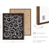 imageHAUS AND HUES Cool Framed Posters  Set of 4 Cool Wall Art Aesthetic Room Decor Tiktok College Dorm Print Beige Framed 8x10Black Edgy