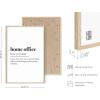 imageHAUS AND HUES Funny Quotes Wall Dcor for Home Office  Funny Wall Art for Office Humourous Art Print for Work From Home Set Up  Just Checking In Beige Frame 24x36Home Office
