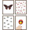 imageHAUS AND HUES Grunge Posters  Cool Pictures for Room Aesthetic Trippy Art for Teen Girls Room Dorm Posters for College Girls Aesthetic Decoration Unframed 16x20White Edgy