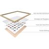 imageHAUS AND HUES Jordan Sneaker Posters for Guys  Michael Jordan Shoe Cool Wall Art for Bedroom Dope Hypebeast Sneakerhead Room Decor 12x16 UNFRAMEDBeige Framed
