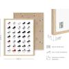 imageHAUS AND HUES Jordan Sneaker Posters for Guys  Michael Jordan Shoe Cool Wall Art for Bedroom Dope Hypebeast Sneakerhead Room Decor 12x16 UNFRAMEDBeige Framed