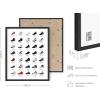 imageHAUS AND HUES Jordan Sneaker Posters for Guys  Michael Jordan Shoe Cool Wall Art for Bedroom Dope Hypebeast Sneakerhead Room Decor 12x16 UNFRAMEDBlack Framed