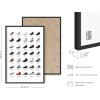 imageHAUS AND HUES Jordan Sneaker Posters for Guys  Michael Jordan Shoe Cool Wall Art for Bedroom Dope Hypebeast Sneakerhead Room Decor 12x16 UNFRAMEDBlack Framed