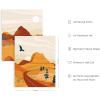 imageHAUS AND HUES National Parks Posters  Set of 6 Landscape Pictures Wall Art Nature Prints Mountain Painting Wall Art Abstract Nature Wall Art Scandinavian Wall Art 8x10 UnframedAlternative Set of 6
