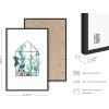 imageHAUS AND HUES Succulent Wall Art Boho Botanical Print Cactus Wall Art ampamp Botanical Poster Green Leaf Art Plant Picture Wall Art Green Wall Art Greenhouse Picture Black Frame 12x16Greenhouse
