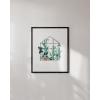 imageHAUS AND HUES Succulent Wall Art Boho Botanical Print Cactus Wall Art ampamp Botanical Poster Green Leaf Art Plant Picture Wall Art Green Wall Art Greenhouse Picture Black Frame 12x16Greenhouse