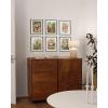 imageHAUS AND HUES Wall Art Prints Herbs Art Set Kitchen Decor Scandinavian Style 6x11x14 inches Black Framed Set of 4 Black Oak FrameErnst Haeckel Set
