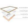 imageHAUS AND HUES Wall Art Prints Herbs Art Set Kitchen Decor Scandinavian Style 6x11x14 inches Black Framed Set of 4 Black Oak FrameLavender