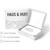 imageHAUS AND HUES Wall Art Prints Herbs Art Set Kitchen Decor Scandinavian Style 6x11x14 inches Black Framed Set of 4 Black Oak FrameWatercolor Plants