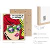 imageRipGrip Pop Art Prints Set of 4  Banksy Wall Art Painting Weed Decor for College Dorm Makeup Room Decor Beige Frame 8x10Beige Framed