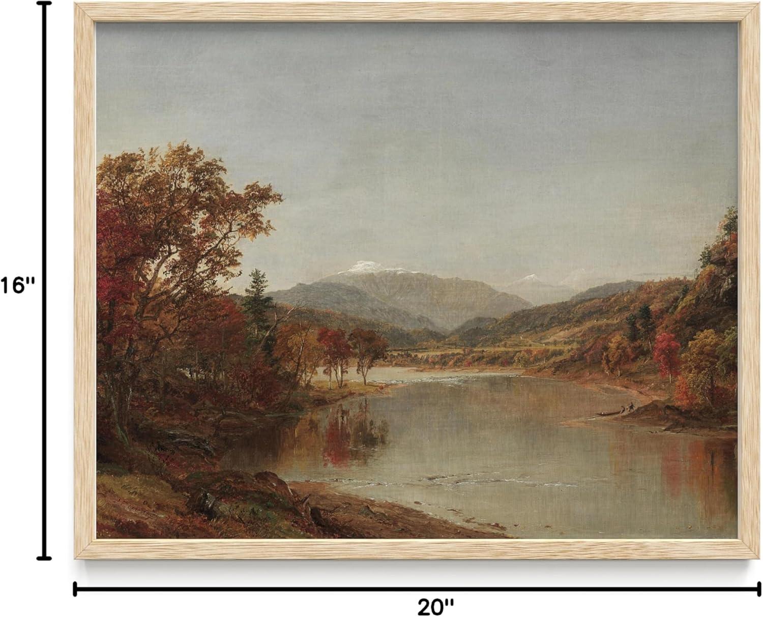 imageHAUS AND HUES Tuscany Wall Art  Frame Wall Art Collection for Bedroom and Country Decor Vintage Elegance French Charm and Timeless Tuscany Landscapes Walnut Frame 8x10Mountain