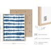 imageHAUS AND HUES Abstract Wall Art Set of 4  Navy Blue and White Prints Modern Abstract Art Aesthetic Blue Posters for Walls Unframed 8x10Blue Tie Dye