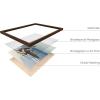 imageHAUS AND HUES Black Frames for Gallery Wall  Set of 6 Picture Collage Frames for Wall picture Frame Sets for Wall Collage Gallery Wall Frame Set Two 8x10 Two 11x14 Two 12x16 Framed BlackWalnut