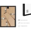 imageHAUS AND HUES Black Frames for Gallery Wall  Set of 6 Picture Collage Frames for Wall picture Frame Sets for Wall Collage Gallery Wall Frame Set Two 8x10 Two 11x14 Two 12x16 Framed BlackBlack