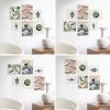 imageHAUS AND HUES Black Frames for Gallery Wall  Set of 6 Picture Collage Frames for Wall picture Frame Sets for Wall Collage Gallery Wall Frame Set Two 8x10 Two 11x14 Two 12x16 Framed BlackWhite