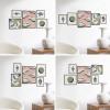 imageHAUS AND HUES Black Frames for Gallery Wall  Set of 6 Picture Collage Frames for Wall picture Frame Sets for Wall Collage Gallery Wall Frame Set Two 8x10 Two 11x14 Two 12x16 Framed BlackBlack