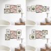 imageHAUS AND HUES Black Frames for Gallery Wall  Set of 6 Picture Collage Frames for Wall picture Frame Sets for Wall Collage Gallery Wall Frame Set Two 8x10 Two 11x14 Two 12x16 Framed BlackWalnut
