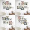imageHAUS AND HUES Black Frames for Gallery Wall  Set of 6 Picture Collage Frames for Wall picture Frame Sets for Wall Collage Gallery Wall Frame Set Two 8x10 Two 11x14 Two 12x16 Framed BlackBlack
