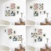 imageHAUS AND HUES Black Frames for Gallery Wall  Set of 6 Picture Collage Frames for Wall picture Frame Sets for Wall Collage Gallery Wall Frame Set Two 8x10 Two 11x14 Two 12x16 Framed BlackWhite
