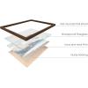 imageHAUS AND HUES Coastal Art Framed  Frame Wall Art for Bedroom Living Room Masterpieces and Coastal Farmhouse Decor Walnut Frame 11x14