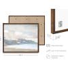 imageHAUS AND HUES Coastal Art Framed  Frame Wall Art for Bedroom Living Room Masterpieces and Coastal Farmhouse Decor Walnut Frame 11x14